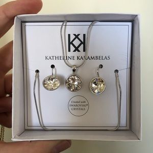 Swarovski Earrings and Necklace Set